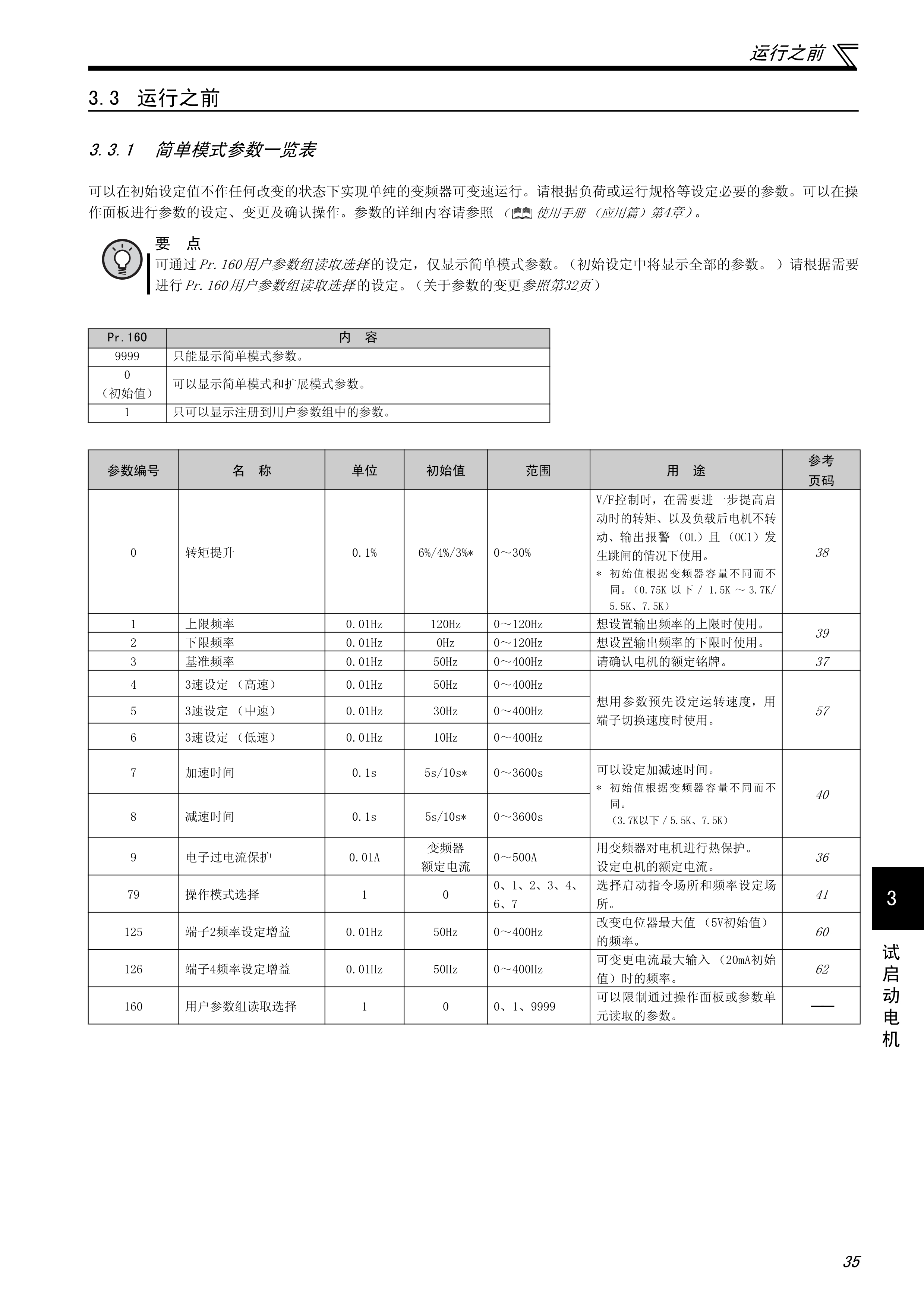 三菱e700变频器的使用