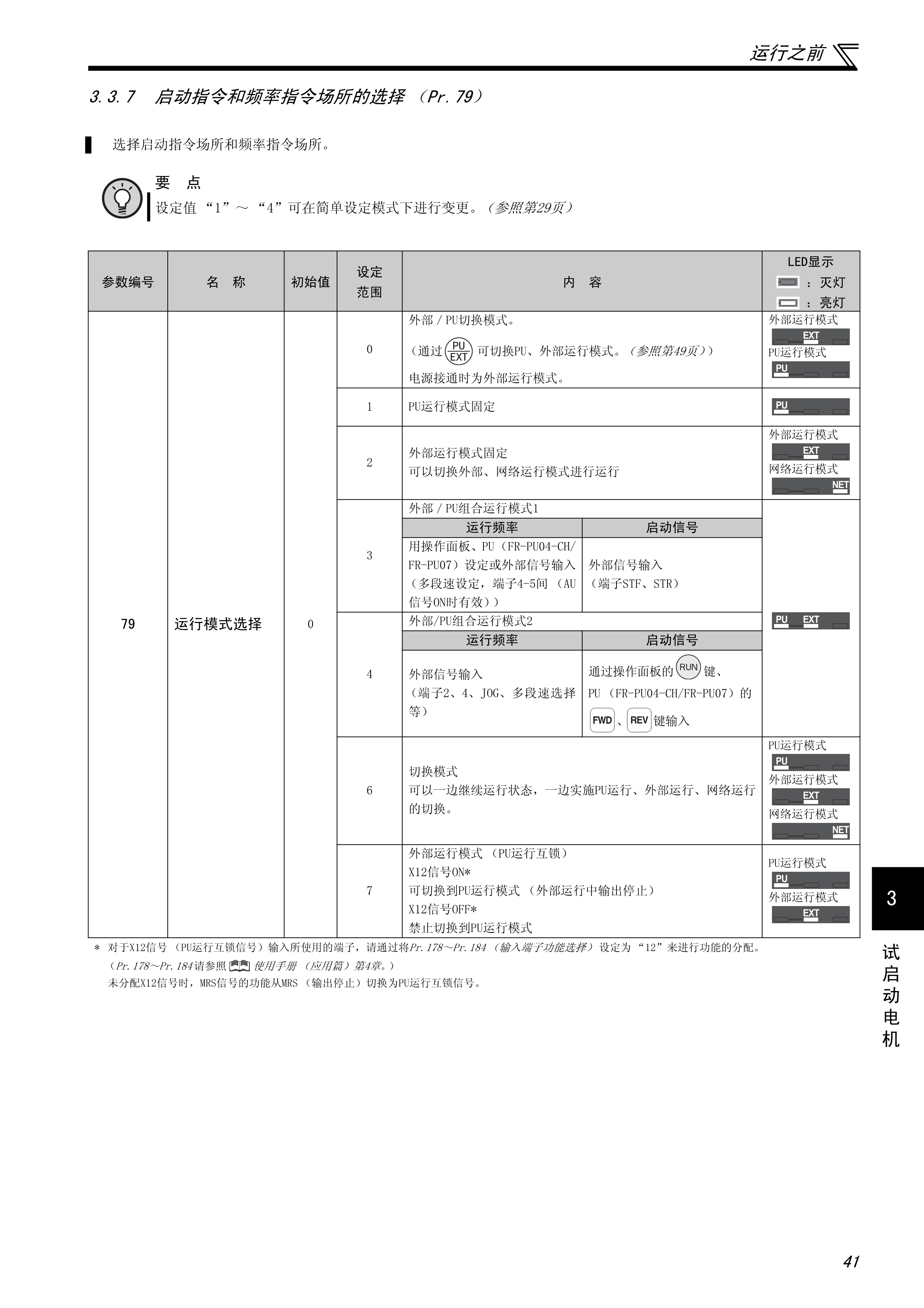 三菱e700变频器的使用